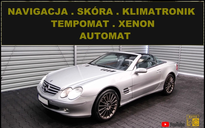 Mercedes-Benz SL cena 59999 przebieg: 73000, rok produkcji 2004 z Czempiń małe 529